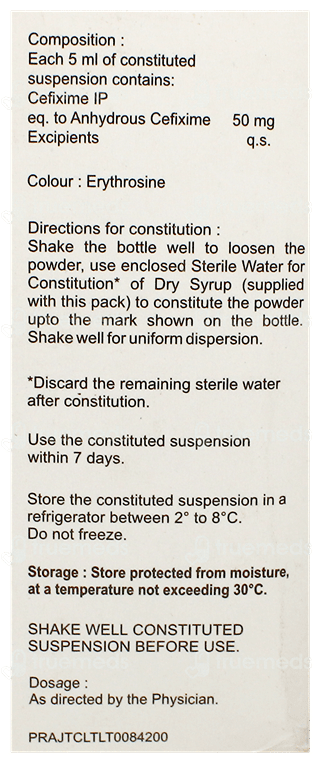 Cefaclass 50 Dry Syrup 30Ml