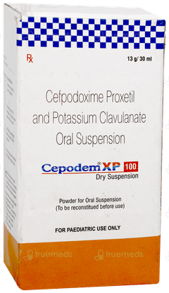 Cepodem Xp 100 Dry Suspension 30Ml Cepodem Xp 100 Dry Suspension 30Ml