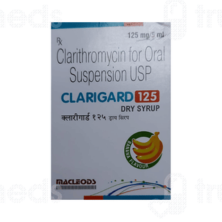 Clarigard 125 Banana Flavour Dry Syrup 30ml