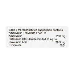 Clavrest 200/28.5 Mg Dry Syrup 30 Ml