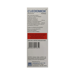 Cledomox 200/28.5 Mg Dry Syrup 30 Ml Cledomox 200/28.5 Mg Dry Syrup 30 Ml