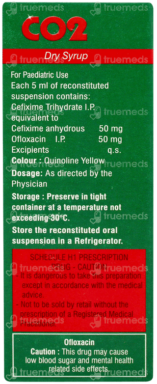 Co2 Mango Flavour Dry Syrup 30ml