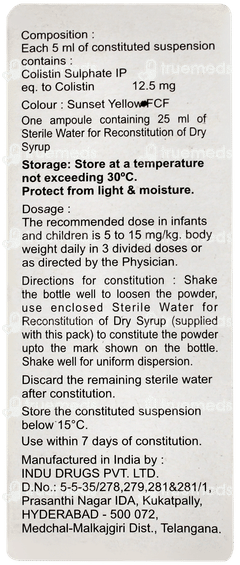 Coligyl Dry Syrup 30ml Coligyl Dry Syrup 30ml