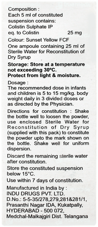 Coligyl Ds Dry Syrup 30ml