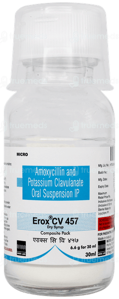 Erox Cv 457 Dry Syrup 30ml Erox Cv 457 Dry Syrup 30ml
