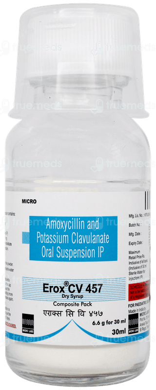 Erox Cv 457 Dry Syrup 30ml