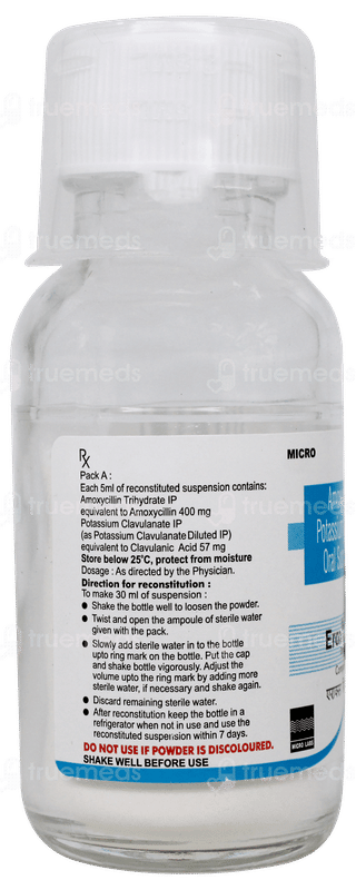 Erox Cv 457 Dry Syrup 30ml