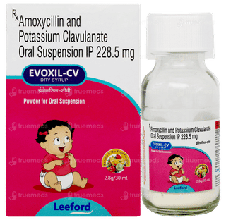 Evoxil Cv Banana & Mix Fruit Flavour Dry Syrup 30ml