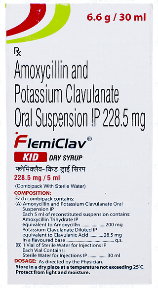 Flemiclav Kid Dry Syrup 30ml