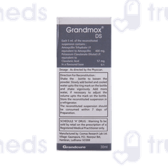 Grandmox Ds 400/57 MG Dry Syrup 30 ML