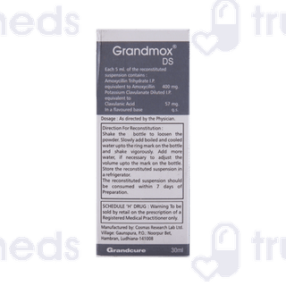 Grandmox Ds 400/57 MG Dry Syrup 30 ML