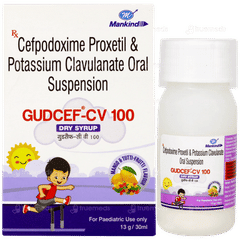 Gudcef Cv 100 Dry Syrup 30ml