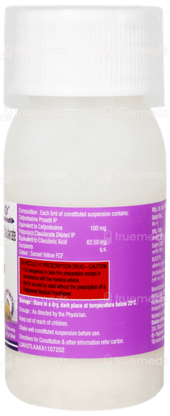 Gudcef Cv 100 Dry Syrup 30ml Gudcef Cv 100 Dry Syrup 30ml