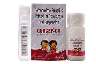 Gudcef Cv 50/31.25 MG Dry Syrup 30 ML