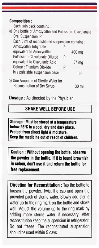 Hhamclav Ds Dry Syrup 30ml