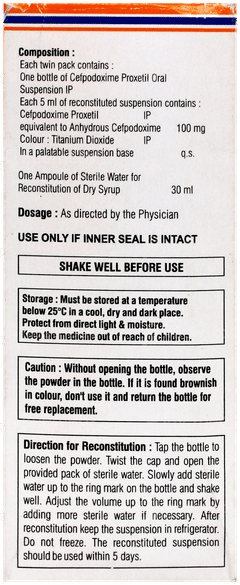 Hhcepo 100 Dry Syrup 30Ml