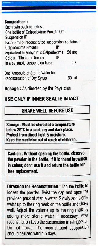 Hhcepo 50 Dry Syrup 30Ml
