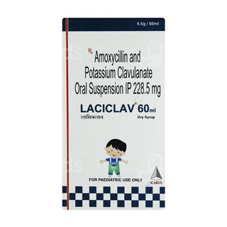 Laciclav 200/28.5 Mg Dry Syrup 60 Ml