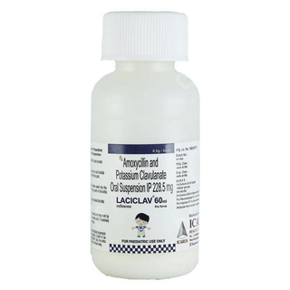 Laciclav 200/28.5 Mg Dry Syrup 60 Ml