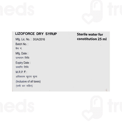 Lizoforce Dry Syrup 30Ml Lizoforce Dry Syrup 30Ml