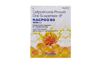 Macpod 50 MG Dry Syrup 30 ML