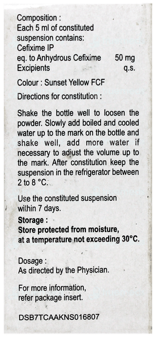 Mahacef Dry Syrup 30Ml