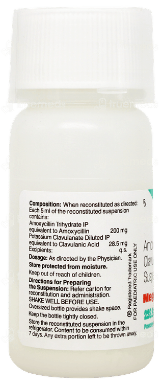 Mega Cv 228.5mg Suspension 30ml