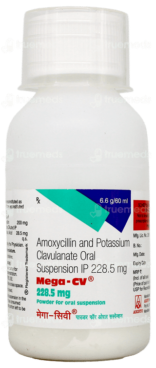 Mega Cv 228.5Mg Suspension 60Ml