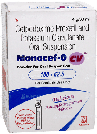 Monocef O Cv 100/62.5 Suspension 30ml