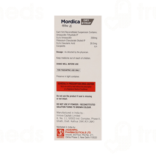 Mordica 200/28.5 MG Dry Syrup 30 ML