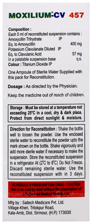 Moxilium Cv 457 Ds Dry Syrup 30Ml