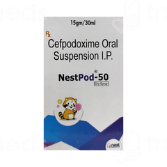 Nestpod 50 MG Dry Syrup 30 ML
