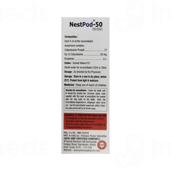Nestpod 50 MG Dry Syrup 30 ML