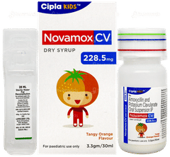 Novamox Cv 228.5Mg Tangy Orange Flavour Dry Syrup 30Ml