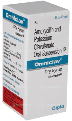 Omniclav 200/28.5 Mg Dry Syrup 30 Ml Omniclav 200/28.5 Mg Dry Syrup 30 Ml