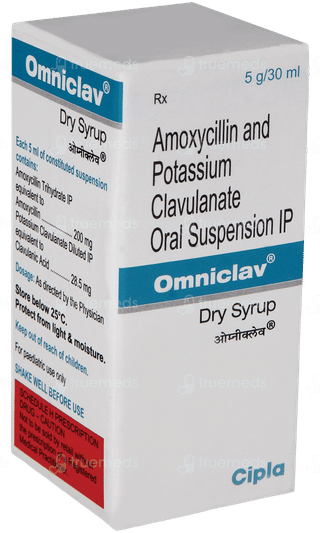 Omniclav 200/28.5 Mg Dry Syrup 30 Ml