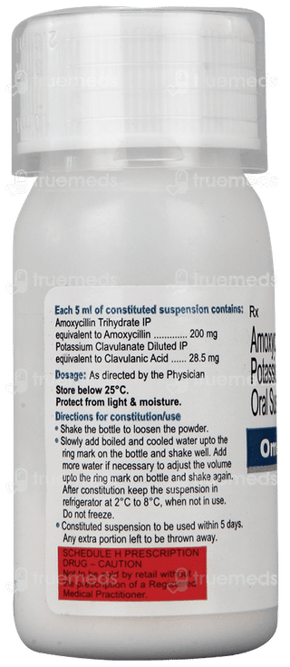 Omniclav 200/28.5 Mg Dry Syrup 30 Ml