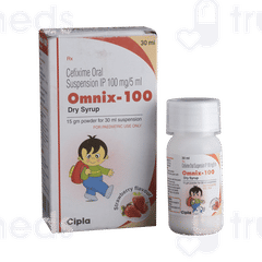 Omnix 100 Strawberry Flavour Dry Syrup 30ml