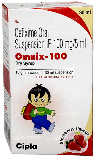 Omnix 100 Strawberry Flavour Dry Syrup 30ml