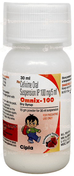 Omnix 100 Strawberry Flavour Dry Syrup 30ml Omnix 100 Strawberry Flavour Dry Syrup 30ml