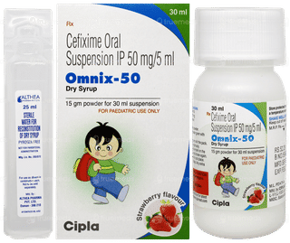 Omnix 50 Strawberry Flavour  Dry Syrup 30ml