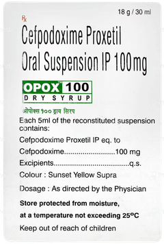 Opox 100 Dry Syrup 30ml