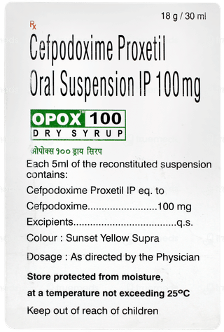 Opox 100 Dry Syrup 30ml