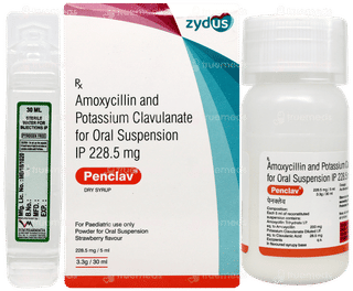 Penclav Strawberry Flavour Dry Syrup 30ml
