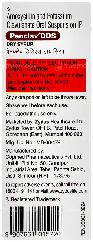 Penclav Dds Dry Syrup 30ml