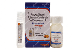 Pressclav Forte 457mg Orange Flavour Dry Syrup 30ml
