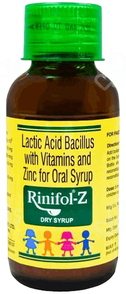 Rinifol Z Dry Syrup 60Ml