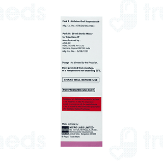 Ritecef O 100 Dry Syrup 30ml