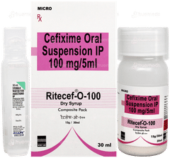 Ritecef O 100 Dry Syrup 30Ml Ritecef O 100 Dry Syrup 30Ml