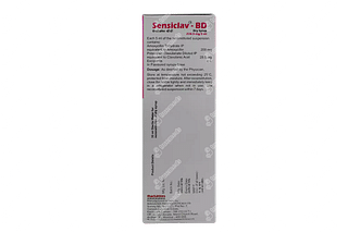 Sensiclav Bd 200/28.5 MG Dry Syrup 30 ML